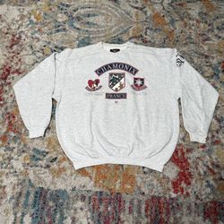 Vintage 90s Chamonix France Crewneck Sweatshirt