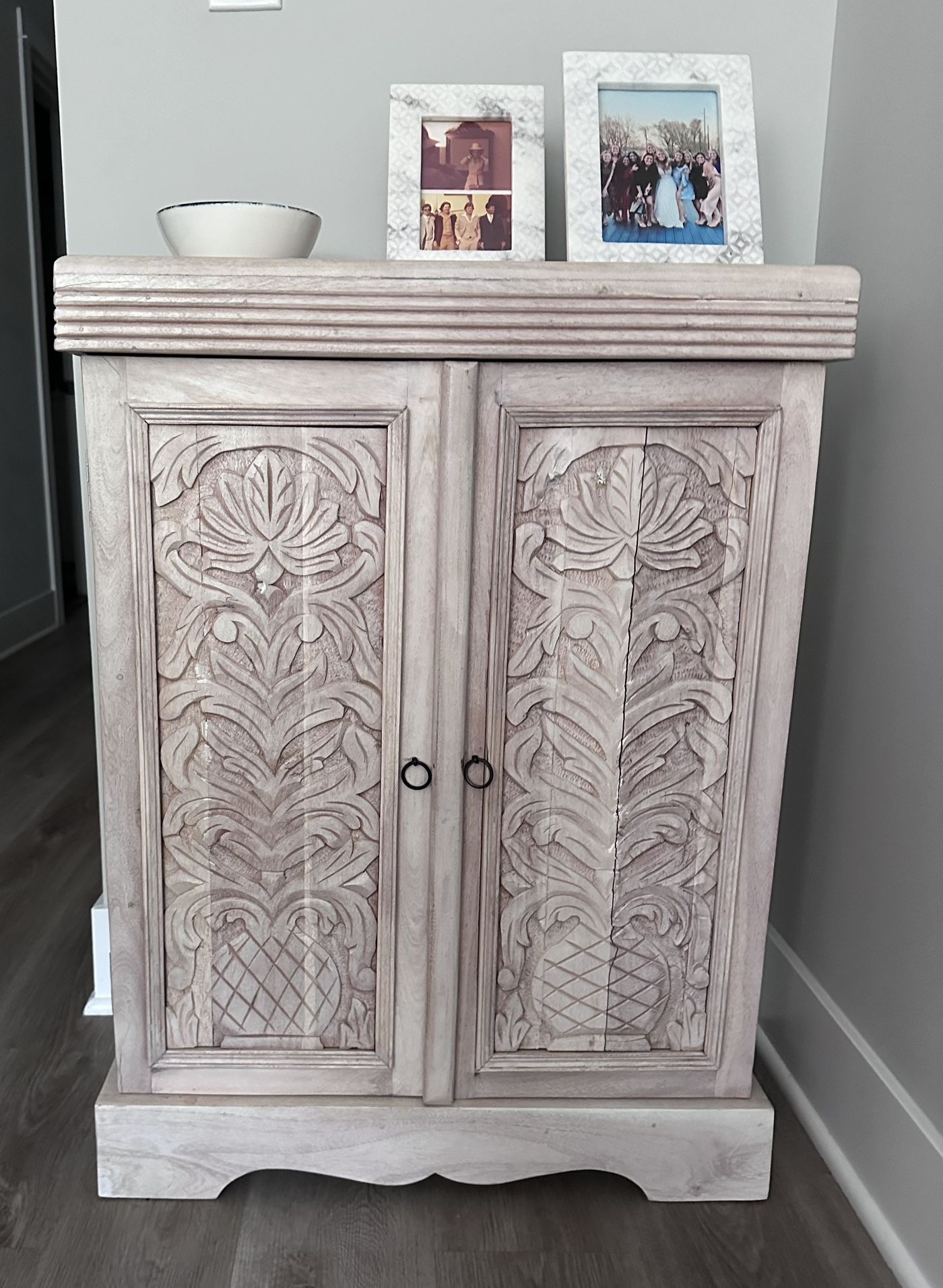 Handcrafted Wood Hutch