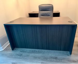 Gray Office Desk