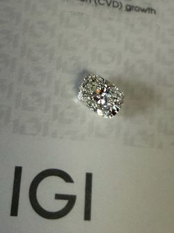 2.08 carrot cushion diamond