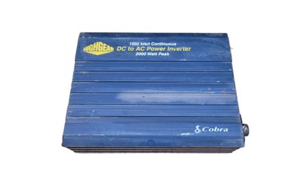 Cobra Highgear 1000W Power Inverter HG-PI-1000 Blue - FOR PARTS OR REPAIR