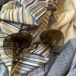 Ray-Ban RB3025 Classic Aviator Sunglasses Gold Frame Brown Gradient 58mm