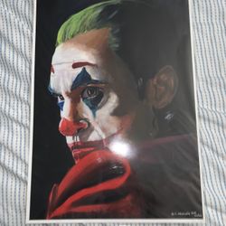 Joaquin Joker Pianted Portrait 