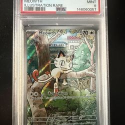 2025 POKEMON PFL EN MEOWTH ILLUSTRATION RARE