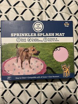 Sprinkler Splash Mat for Dogs 