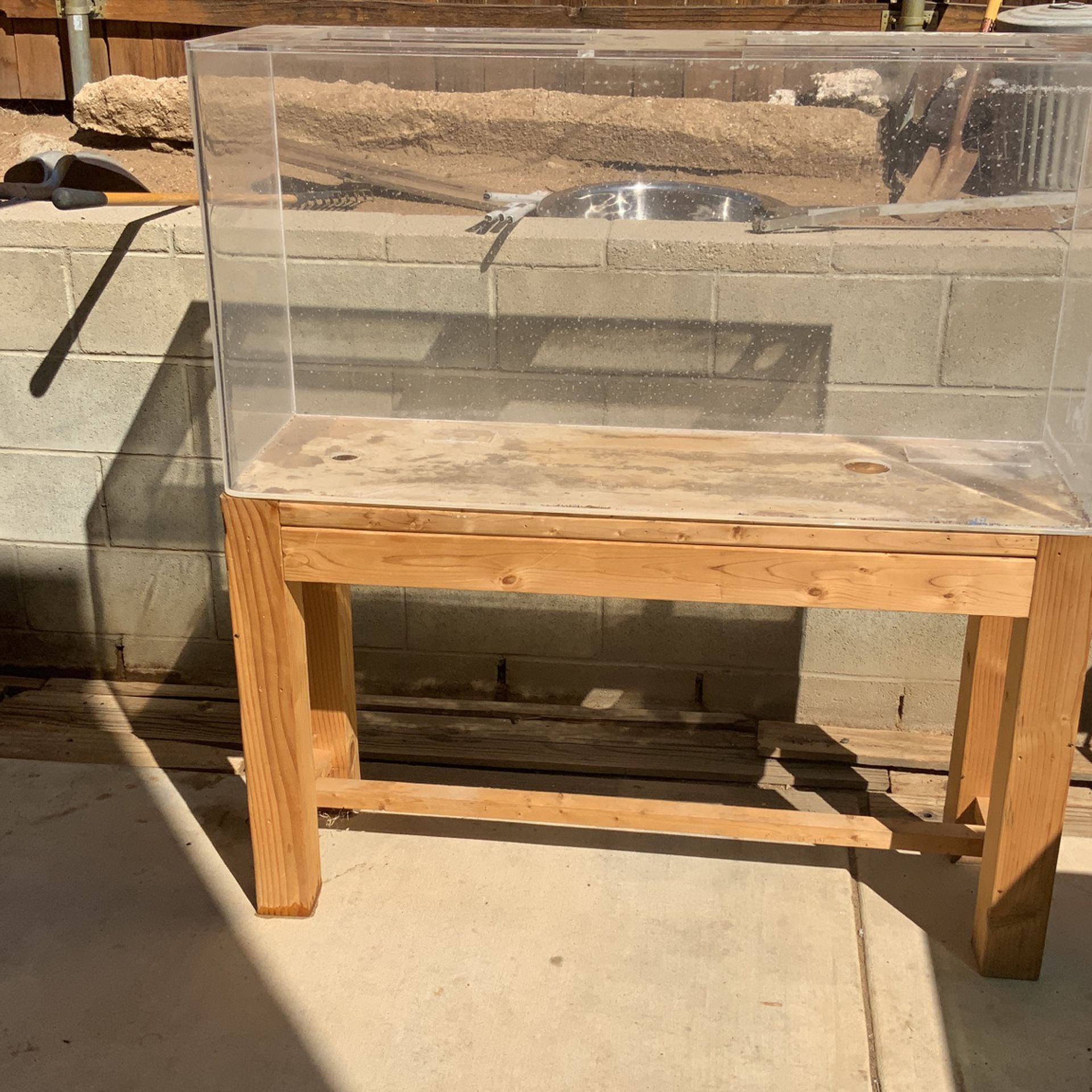 60 gallon fish tank with stand