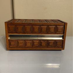 MID CENTURY  MODERN WOOD TELEPHONE 