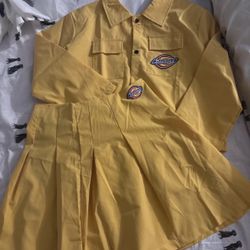 Dickies Yellow Skirt And Top