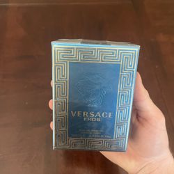Versace Eros by Versace 3.4 Fl Oz Eau De Parfum Cologne Spray Mens New & Sealed