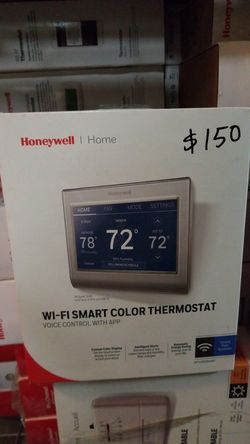 Honeywell Smart Wi-Fi 7-Day Programmable Color Touch Thermostat, Works with Amazon Alexa, SmartThings, Google Home, IFTTT