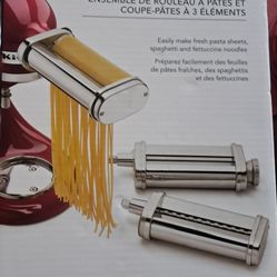 KitchenAid 3 Piece Pasta Kit New