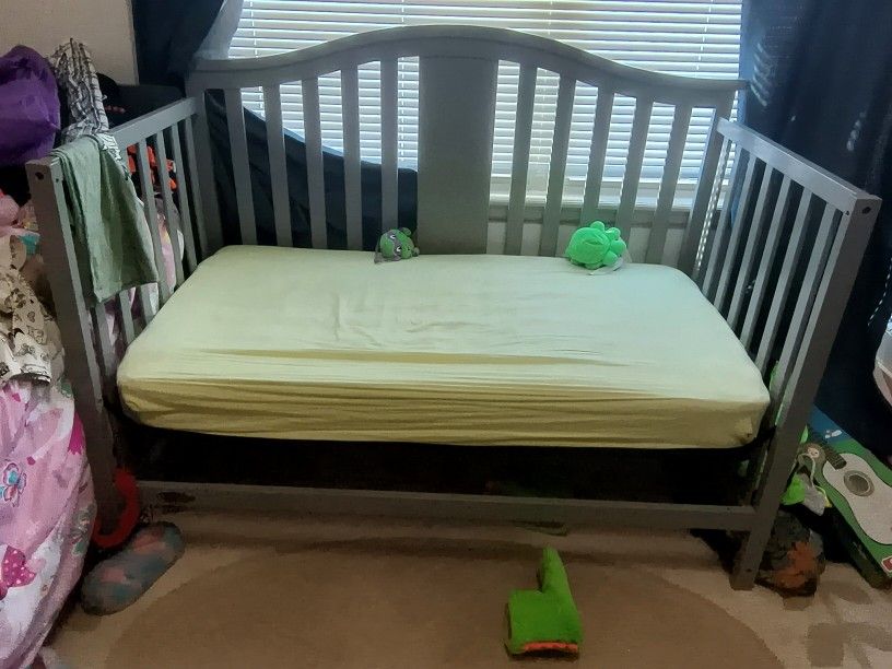 Graco Daybed With Mattress. ( Convertible) & Twin Bed Frame With Two Drawers