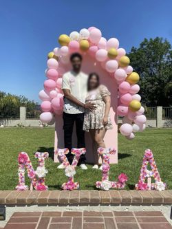 Photo Background Balloon Arch Holder With Hooks