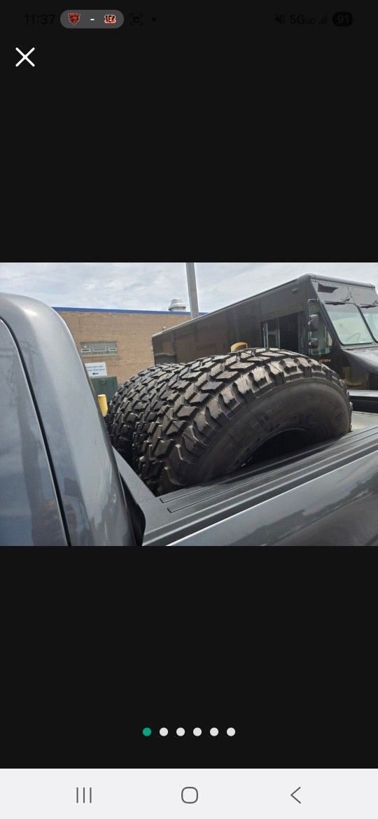 4 NEW OLD STOCK HUMMER  RIMS AND TIRES