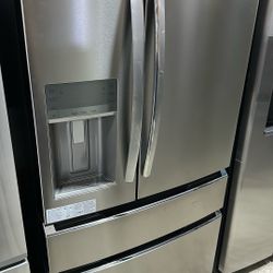 Frigidaire 4 Door Refrigerator Fridge Stainless Steel 