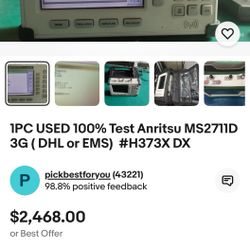 1PC USED 100% Test Anritsu MS2711D 3G ( DHL or EMS)  #H373X DX like new.