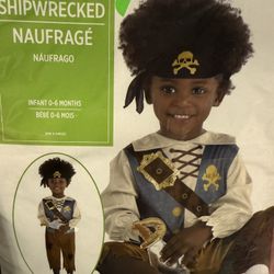 Pirate boy costume Size 0-6 Months 