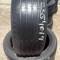 235/40r19 USED TIRES CONTINENTAL FOR SALE SET OF 4 TIRES $199 WITH INSTALLED CASH PRICE 