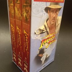 Vintage Indiana Jones Movie VHS Collection