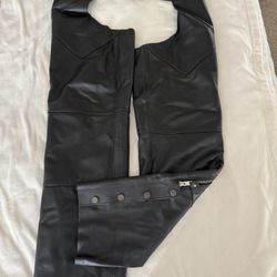 Genuine Harley-Davidson leather riding chaps