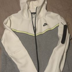 Nike Tech Fleece Hoodie-White, Neon & Gray(DM ME)