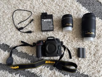 Nikon D7500 DSLR Kit + 18-55mm & 70-300mm VR Lenses | Only 4,352 Shutter Count