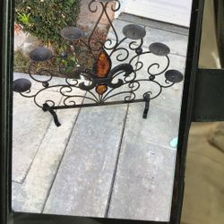 Metal Table Top Candle Holder