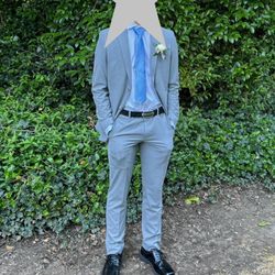 Gray  Suit 