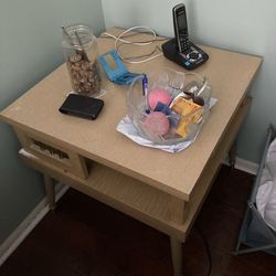 Wood Side Table