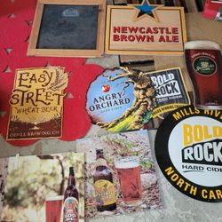 Assorted Beer Signs