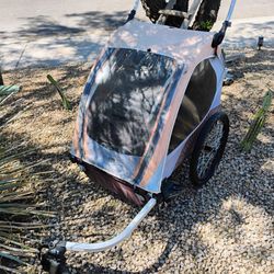 Bicycle Dual Baby Trailer 