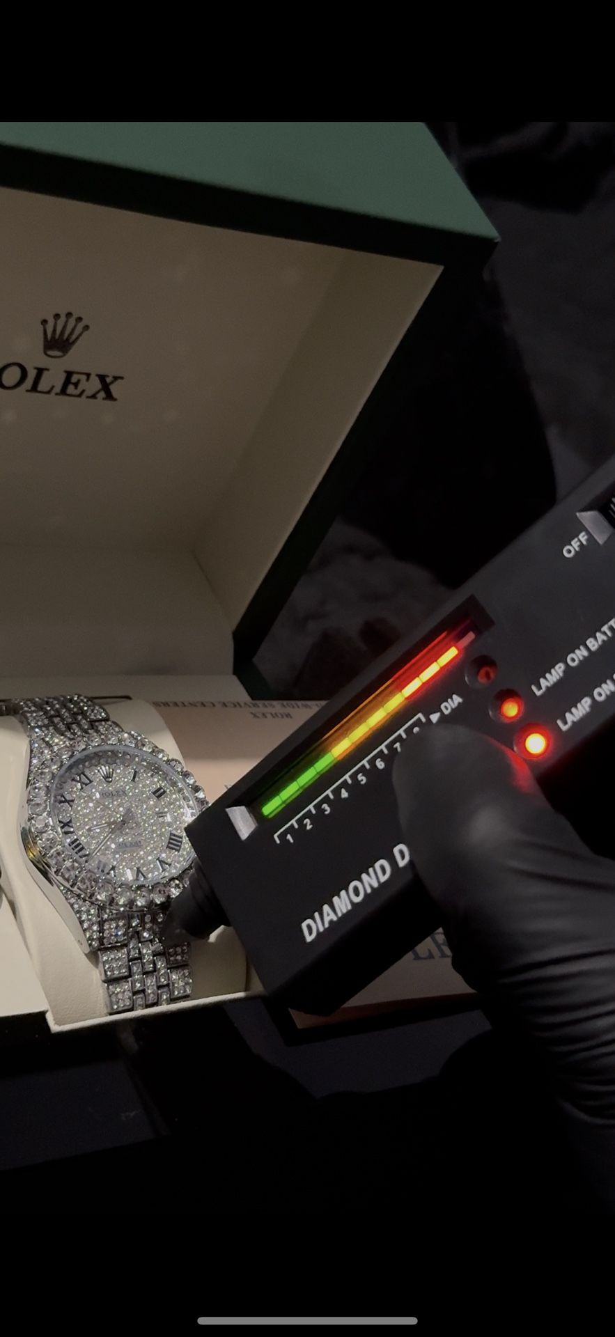 VVS Moissanite Men’s Luxury Watch