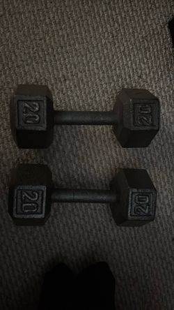 20 LBS Dumbells