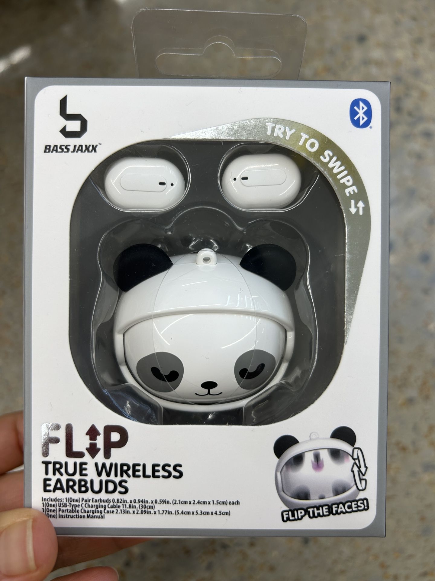 NWT Panda Flip True Wireless Earbuds