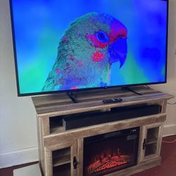 70 Inch LG 4K Smart HD Flat Screen TV With OG Remote!! (Also Have Fireplace TV Stand & Sound Bar W/ Sub!)