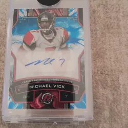 Michael Vick Topps Certified Autograph Football Card