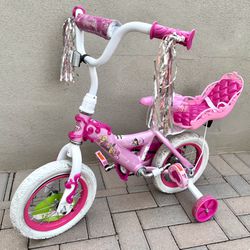 Disney Princess Huffy Girls' 12" Bike w/ Doll Carrier