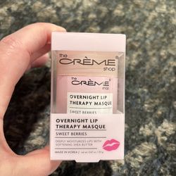 NEW THE CRÈME SHOP OVERNIGHT LIP THERAPY MASQUE $8!!