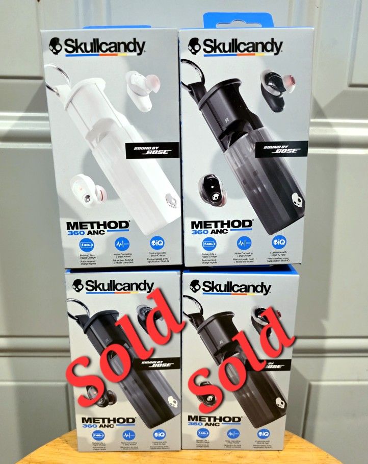🔥Skullcandy Method 360 ANC Sound By Bose🔥$80 Each/FIRM ON PRICE 🔥Brand New Factory Sealed