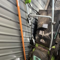 Green Works Plug In Electric Lawn Mower