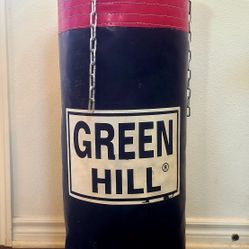 empty punching bag 