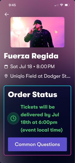 1/2 off Fuerza Regida Dodger Stadium tickets