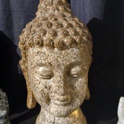 Realistic Concrete Buddha Piece