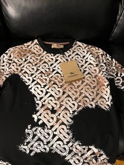 Burberry Monogram Print Crewneck Sweatshirt