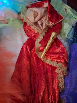 Costume Cape with Gold Wand