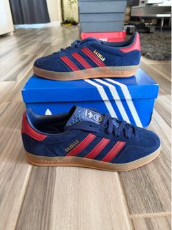 Big Kids' Adidas Originals Gazelle Indoor Shoes - Size 4Y, 4.5Y, 5Y, 5.5Y, 6Y, 6.5Y, 7Y (5.5, 6, 6.5, 7, 7.5, 8, 8.5 Women)