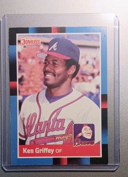 1988 Donruss Atlanta Braves Baseball Card #202 Ken Griffey
