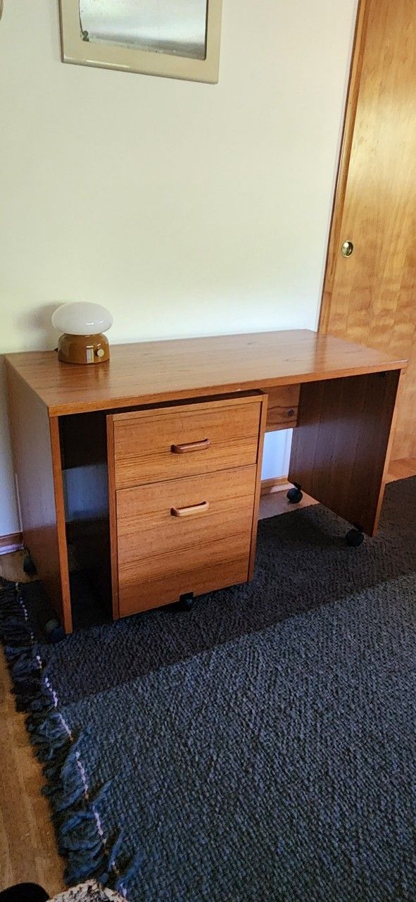 Danish Desk And Cabinet