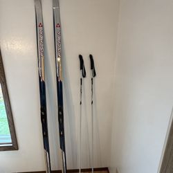 Fischer BC Country Crown Cross Country Skis, Boots & Poles