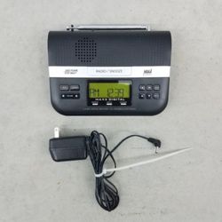 Maxx Digital NOAA AM/FM Auto Alert Radio/Alarm Clock 